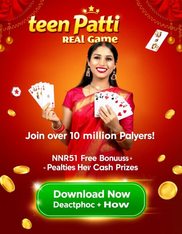 Teen Patti Real Game Banner